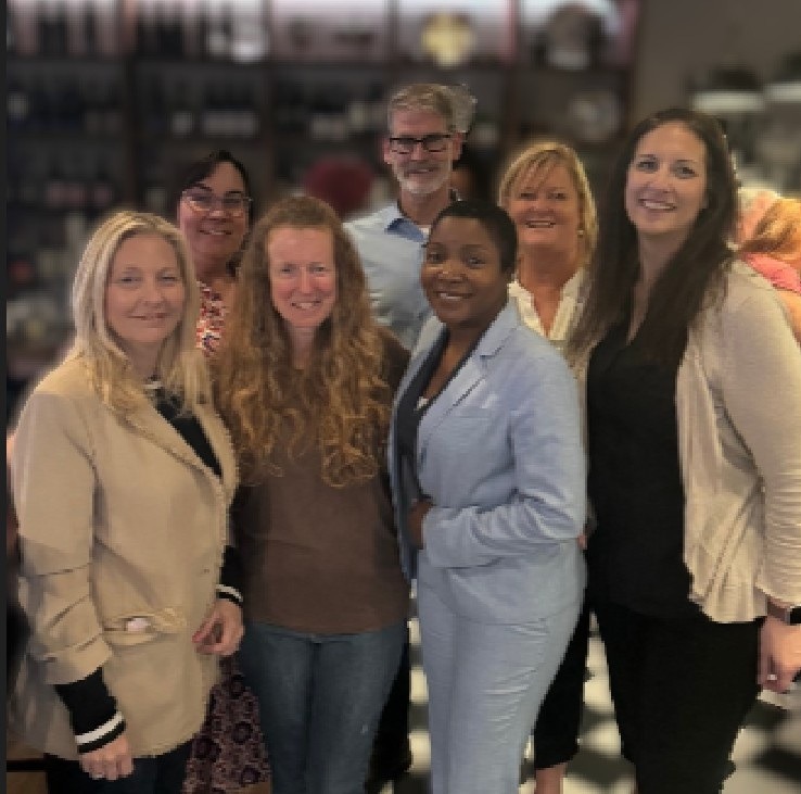 Triangle Estate Lawyers team at a Raleigh-area networking event with referral partners
